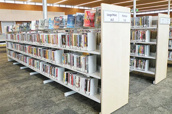 library shelving, back to school storage