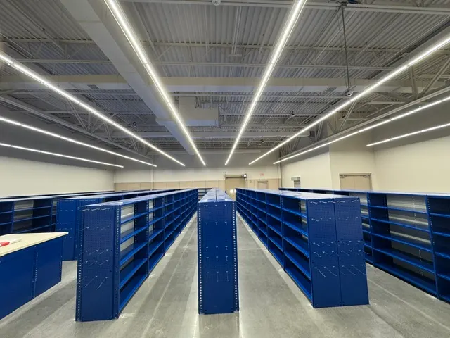 shelving 2 parts room inventory