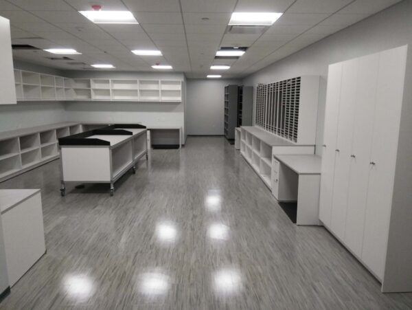 supply room organization, mailroom