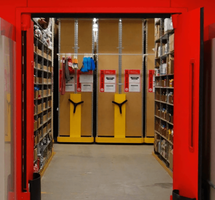 warehouse design layout, high-density mobile storage